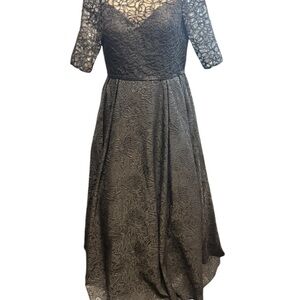 Elegant Black Lace Dress